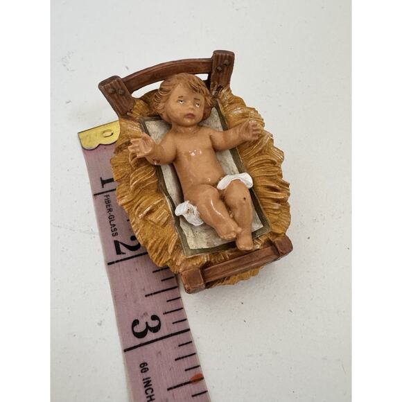 Christmas Nativity Baby Jesus Fontanini THE HOLY FAMILY Replacement Italy - Picture 6 of 7